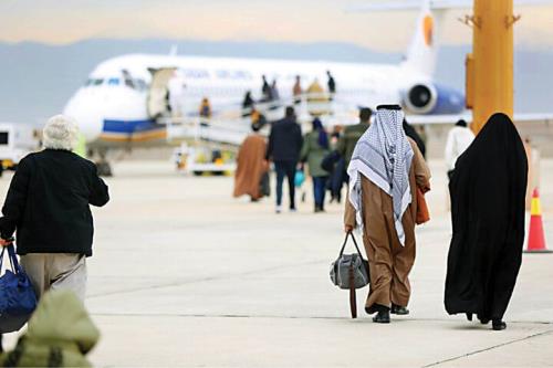فرودگاه بین المللی مشهد میزبان اولین زوار حج عمره