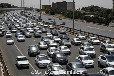 ترافیك سنگین در همه خروجی های شمالی، شرقی و غربی تهران