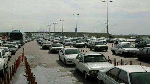 ترافیک سنگین در محور هراز