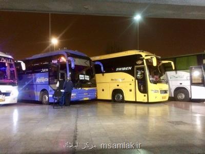 پروتکلهای جدید پذیرش مسافر به رانندگان اتوبوس ها ابلاغ گردید