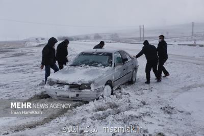 راه ۱۲۰ روستای آذربایجان شرقی مسدود شد