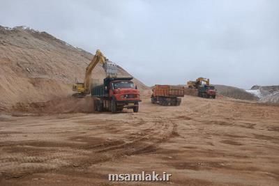 شروع خاکبرداری مسیر اتوبان ولایت تبریز