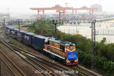 عبور نخستین قطار کانتینری از کریدور ریلی چین-قزاقستان-ایران-اروپا