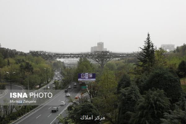 نفوذ گرد و خاک به تهران