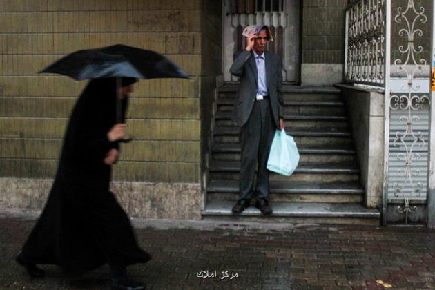 بارش باران در نقاط مختلف استان تهران