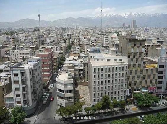 شاخص و متوسط قیمت آپارتمان های مسکونی مناطق 22گانه تهران