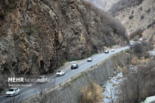 ممنوعیت ساعتی تردد از چالوس و بزرگراه تهران - شمال
