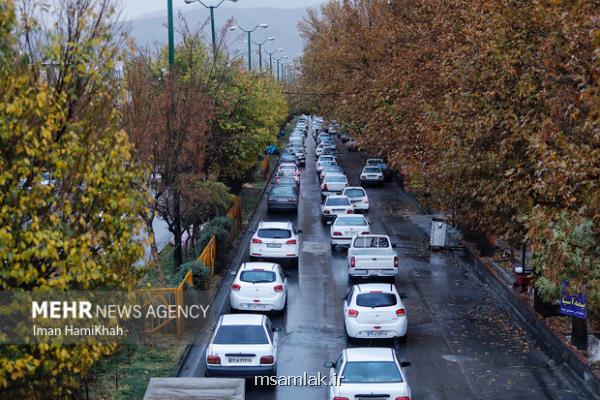 ترافیک سنگین در جاده های شمالی محدودیت تردد در جاده چالوس از فردا