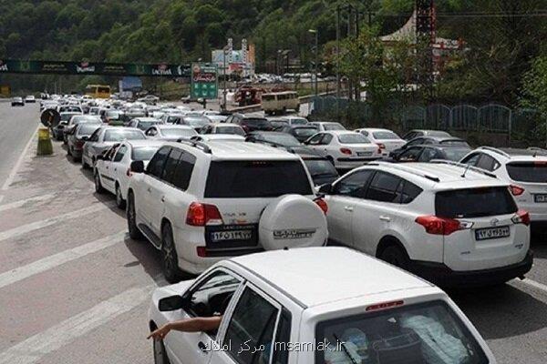 ترافیک سنگین در تعدادی از محورهای شمالی کشور بازهم ادامه دارد