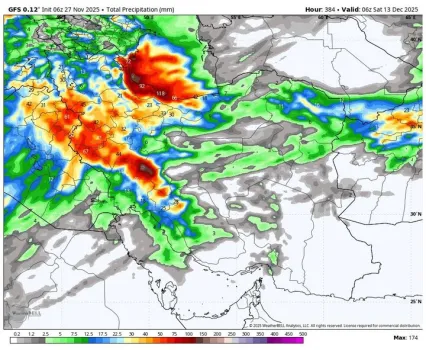 تداوم فعالیت سامانه بارشی در شمال کشور آلاینده ها فردا اوج می گیرند