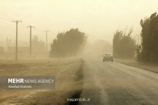 رگبار و خیزش گردوخاک در بعضی نقاط کشور