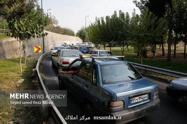 ترافیک سنگین در ورودی های تهران عبور روان در محورهای شمالی کشور