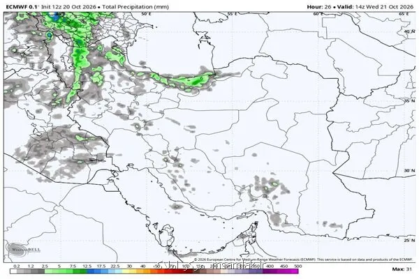 وضعیت جوی کشور در ۷۲ ساعت آینده اخطار تداوم بارندگی های سیل آسا تا جمعه