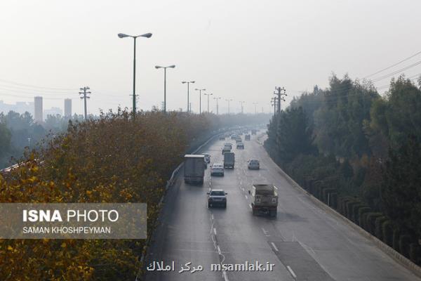 كیفیت هوای تهران در آستانه شرایط ناسالم برای حساس ها