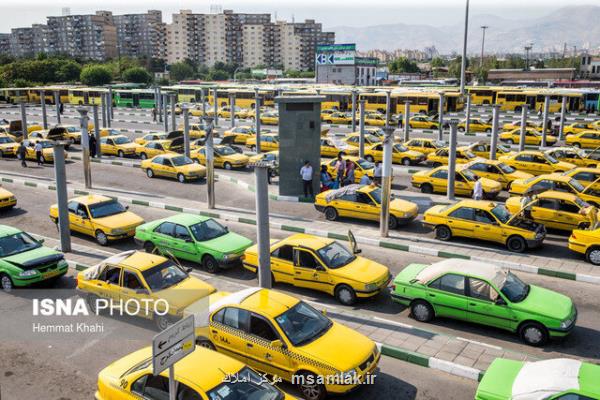 توزیع دویست و پنجاه هزار حلقه لاستیك دولتی به تاكسی ها