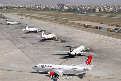 انجام پروازها با ۲۰ درصد ظرفیت