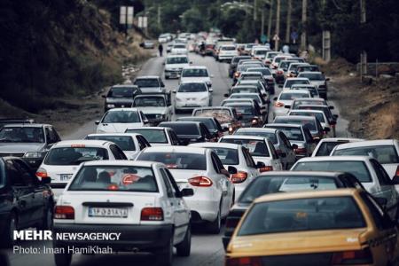 تردد در محورهای هراز و كندوان پرحجم است