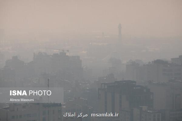 كیفیت هوا در چهار نقطه تهران بنفش شد